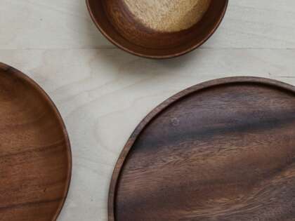 Wooden Tea Set